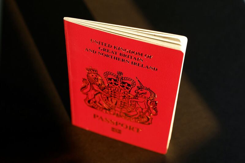英国国民海外护照(BNO)(路透社图片)